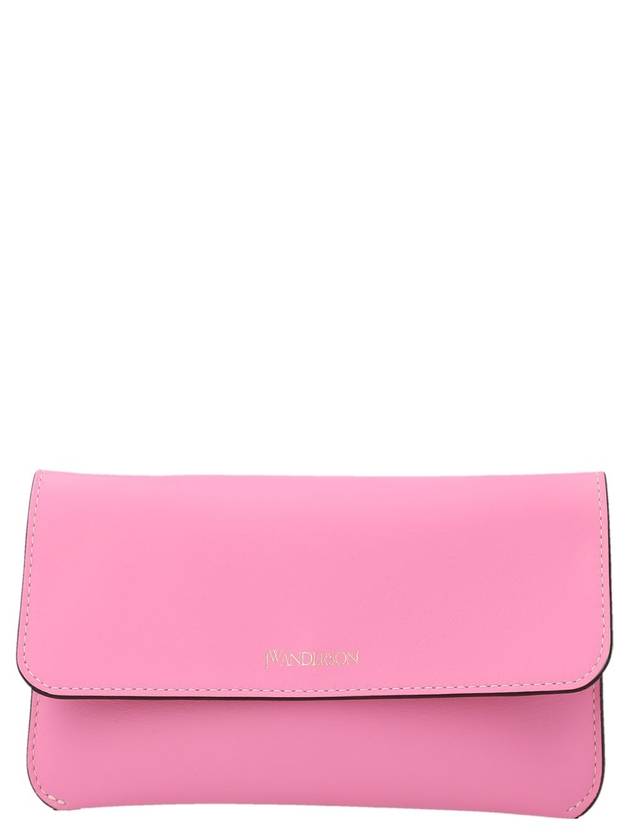 Logo Print Small Shoulder Bag Pink - JW ANDERSON - BALAAN 1