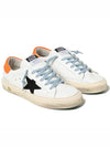 Women's May Superstar Orange Tab Low Top Sneakers White - GOLDEN GOOSE - BALAAN 2