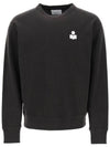 Mike Logo Cotton Sweatshirt Black - ISABEL MARANT - BALAAN 1