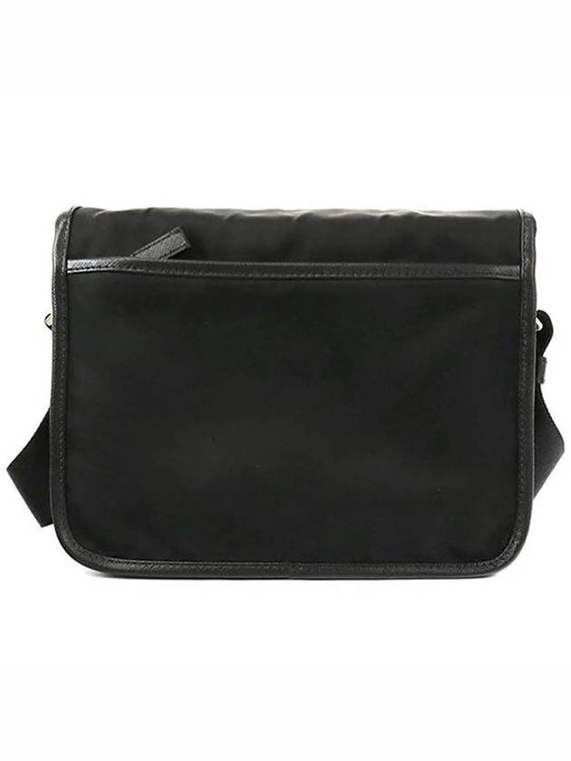 Re-Nylon Saffiano Shoulder Bag Black - PRADA - BALAAN 4