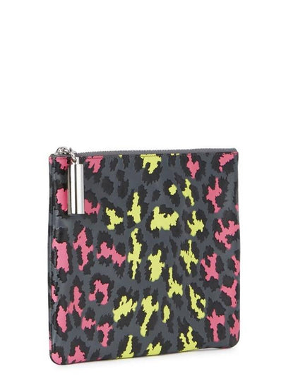 Neon Leopard Leather Clutch - CHRISTOPHER KANE - BALAAN 2