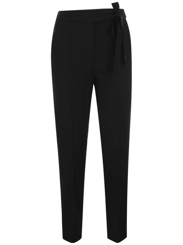 Gabardine, viscose and wool trousers - RED VALENTINO - BALAAN 1