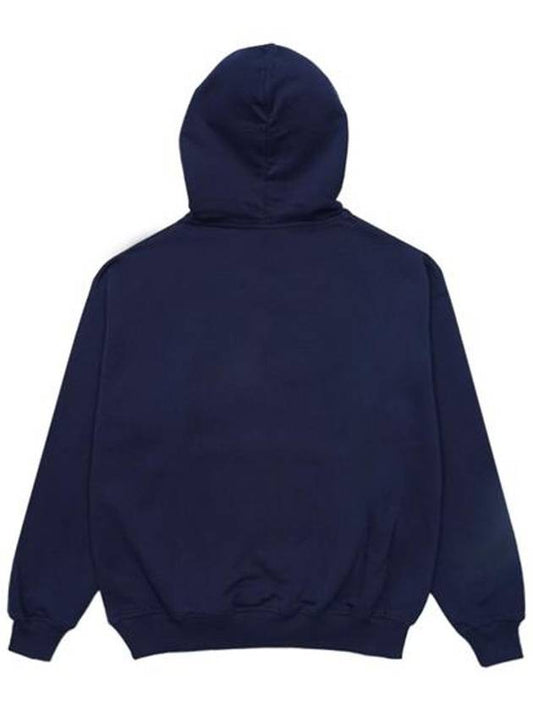 Drold Monsieur LE embroidery logo hooded sweatshirt navy HO145 CO001 NY - DROLE DE MONSIEUR - BALAAN 2