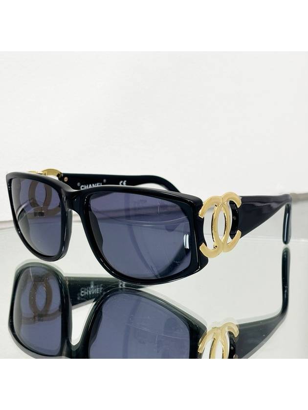 Gold CC Logo Black Tinted Sunglasses 3VCHA19540 - CHANEL - BALAAN 5