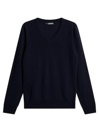 Women's Amaya Knit Sweater Navy - J.LINDEBERG - BALAAN 2