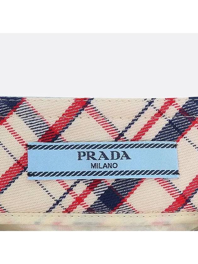 Smith Market Used Luxury Check Skirt Women s Clothing - PRADA - BALAAN 4