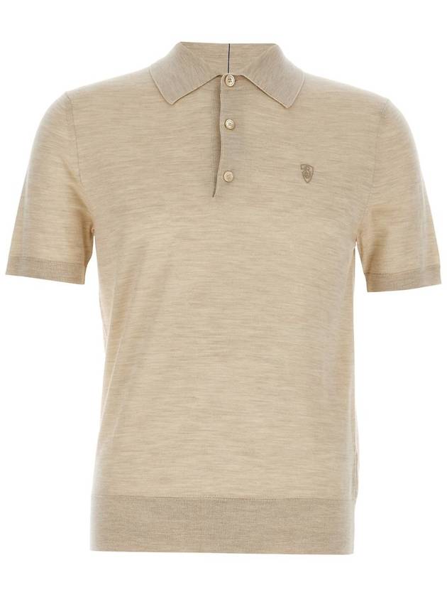 Burberry Wool Polo Shirt - BURBERRY - BALAAN 1