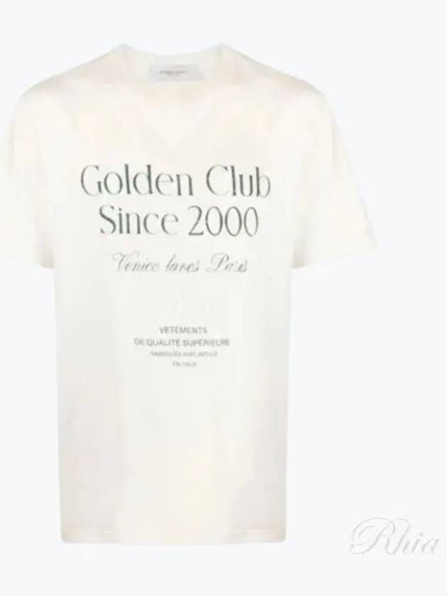 Crew Neck Cotton Paper Short Sleeve T-Shirt White - GOLDEN GOOSE - BALAAN 2