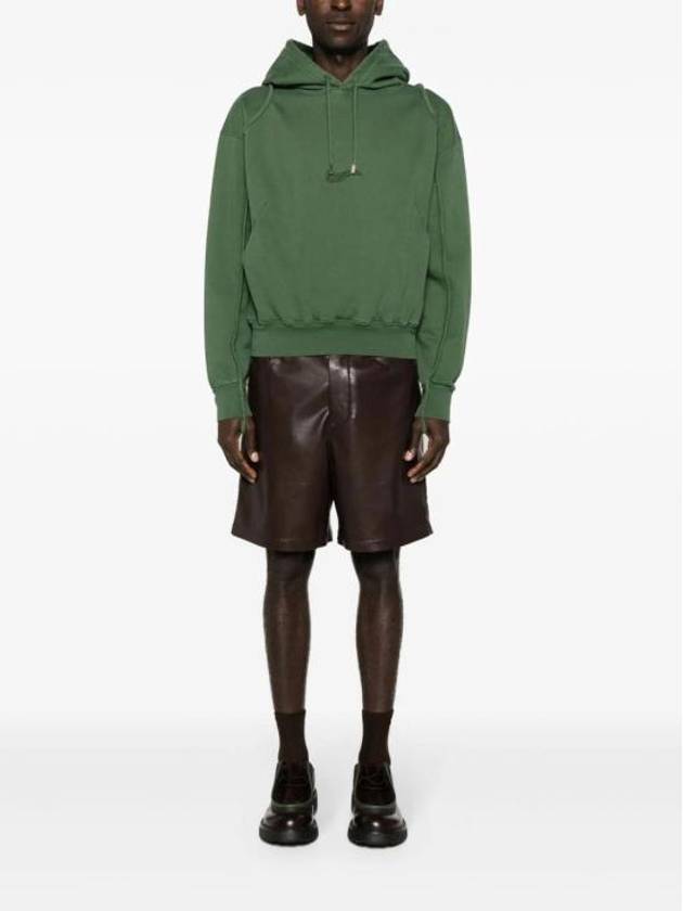 Le Camargue Cotton Hoodie Green - JACQUEMUS - BALAAN 4