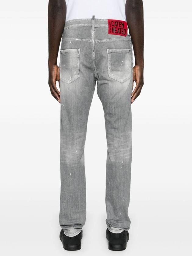 24FW Denim Straight Pants S74LB1544 S30260 852 GRAY - DSQUARED2 - BALAAN 5