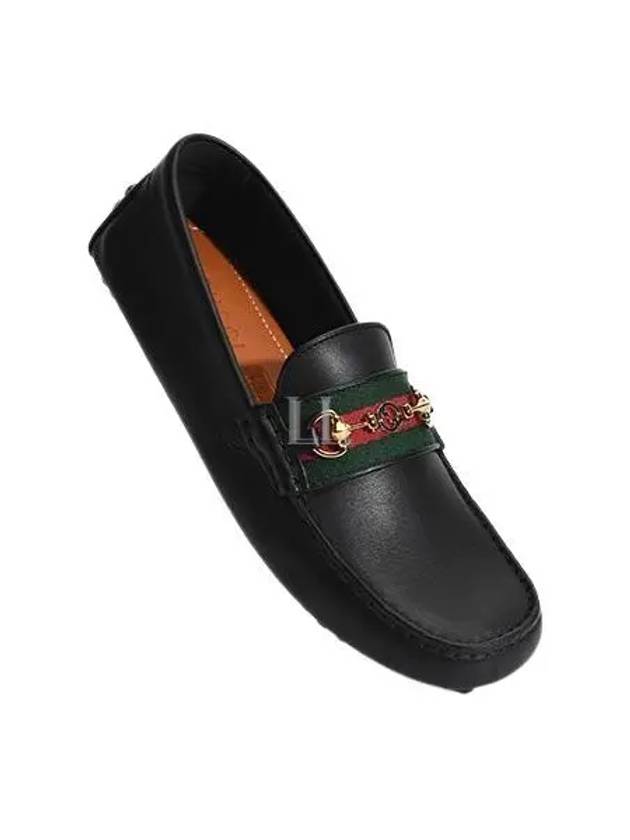 Web Horsebit Driving Shoes Black - GUCCI - BALAAN 2