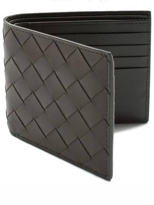 Intrecciato Bifold Half Wallet Graphite - BOTTEGA VENETA - BALAAN 3