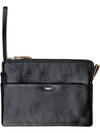 Clutch Pouch 774058 Black True Dye Leather - OUR LEGACY - BALAAN 1