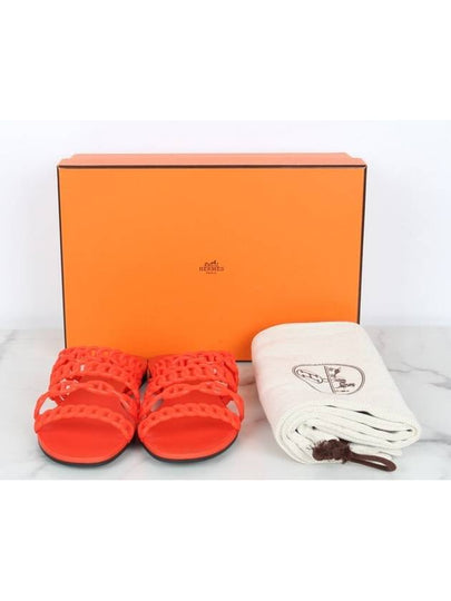 Jelly nude slippers red 37 240 - HERMES - BALAAN 2