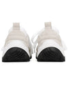 Knit Suede Low Top Sneakers White - BRUNELLO CUCINELLI - BALAAN 4