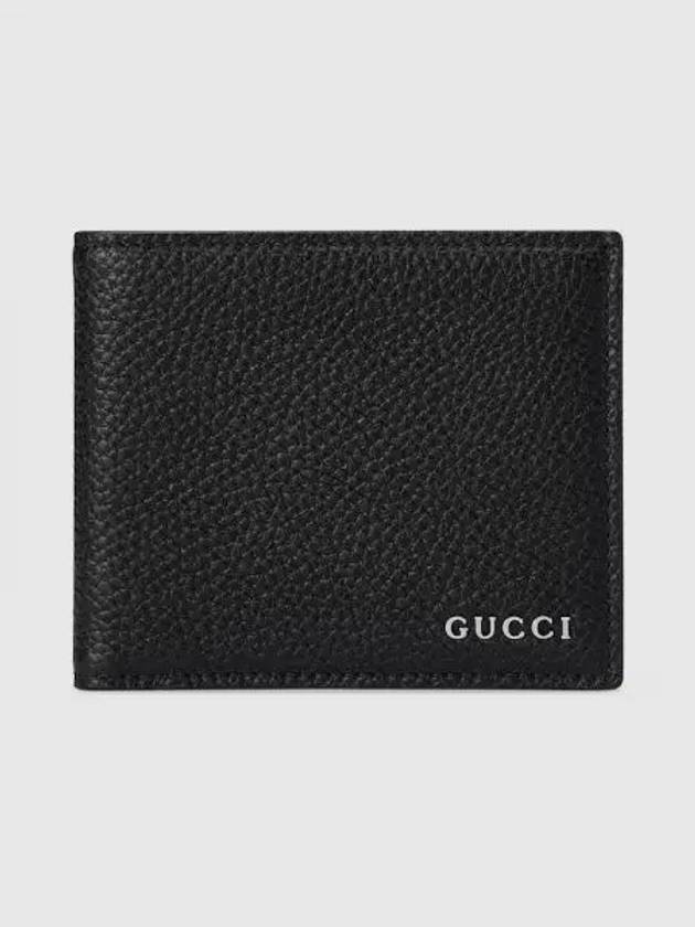 Men's Logo Half Wallet Black - GUCCI - BALAAN 2