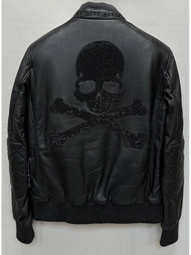 Big Swarovski quilted leather jacket 95 - PHILIPP PLEIN - BALAAN 4