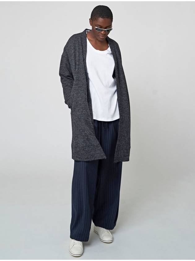 Muffler Long Cardigan Charcoal - ATHPLATFORM - BALAAN 8