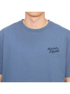 Handwriting Comfort Short Sleeve T-Shirt Storm Blue - MAISON KITSUNE - BALAAN 6