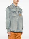 Droz Varsity Denim Western Shirt FE5 5DC41 36E 8DY - KENZO - BALAAN 4