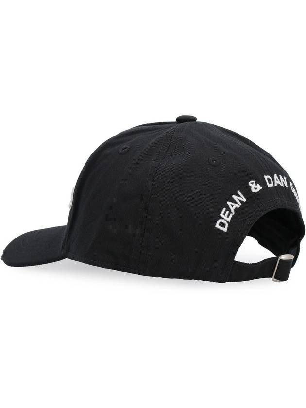 Embossed Logo Patch Ball Cap Black - DSQUARED2 - BALAAN 4