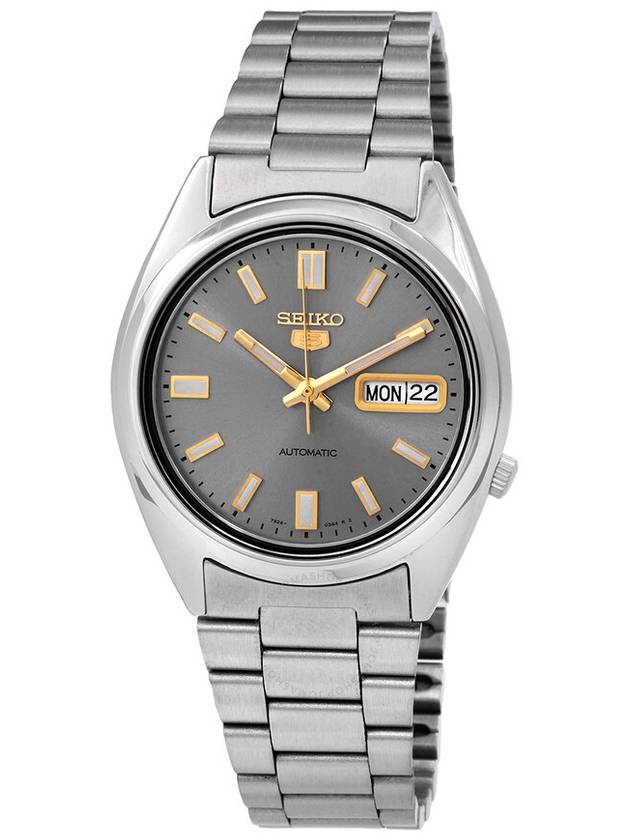 Seiko 5 Automatic Grey Dial Men's Watch SNXS75K1 - SEIKO - BALAAN 1