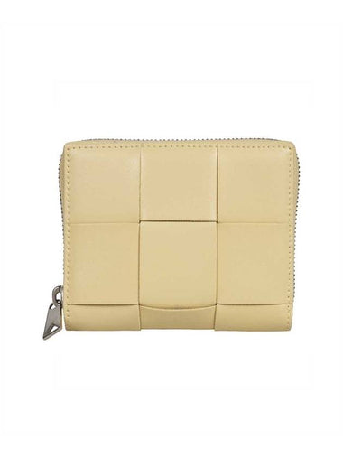 Around Zipper Halfwallet Beige - BOTTEGA VENETA - BALAAN 1