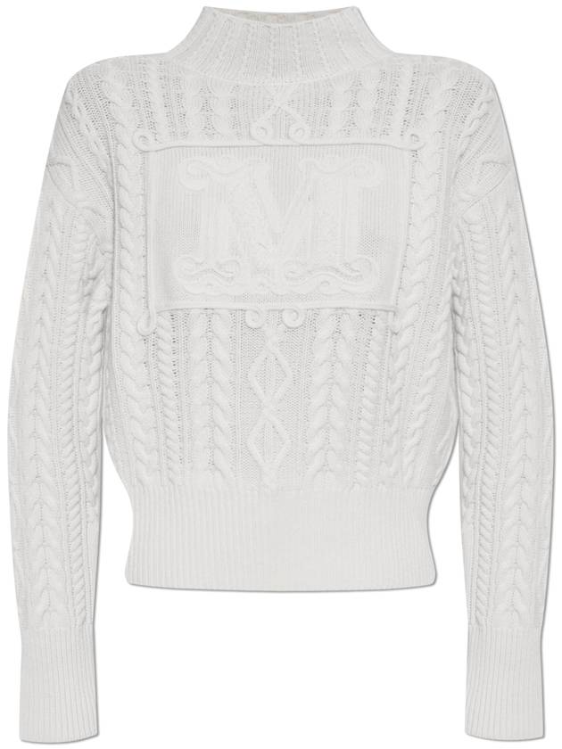 Max Mara Sweater Miranda, Women's, White - MAX MARA - BALAAN 1