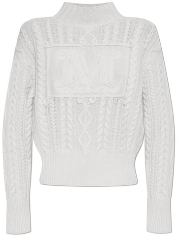 Max Mara Sweater Miranda, Women's, White - MAX MARA - BALAAN 1