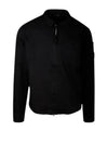 Gabardine Zip Up Long Sleeve Shirt Black - CP COMPANY - BALAAN 2