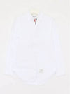 Women's Hidden Three Stripes Oxford Classic Shirt White - THOM BROWNE - BALAAN 2