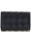 Intrecciato Key Holder Black - BOTTEGA VENETA - BALAAN 1