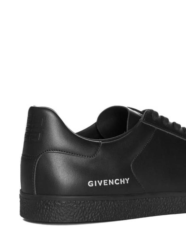 Logo Debossed Town Low Top Sneakers Black - GIVENCHY - BALAAN 5