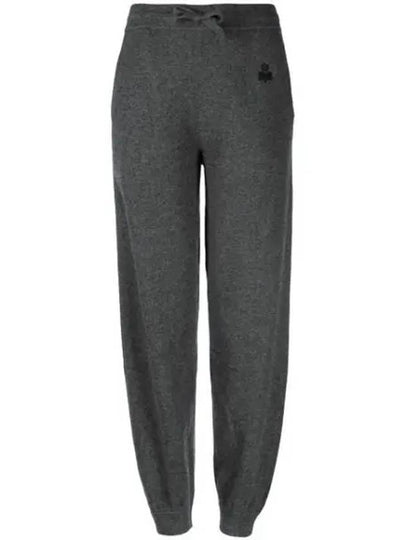 Kira Logo Track Pants Charcoal - ISABEL MARANT - BALAAN 2