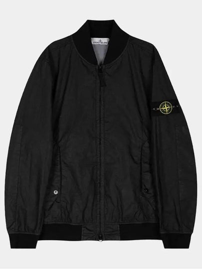 Membrana 3L TC Bomber Jacket Black - STONE ISLAND - BALAAN 2