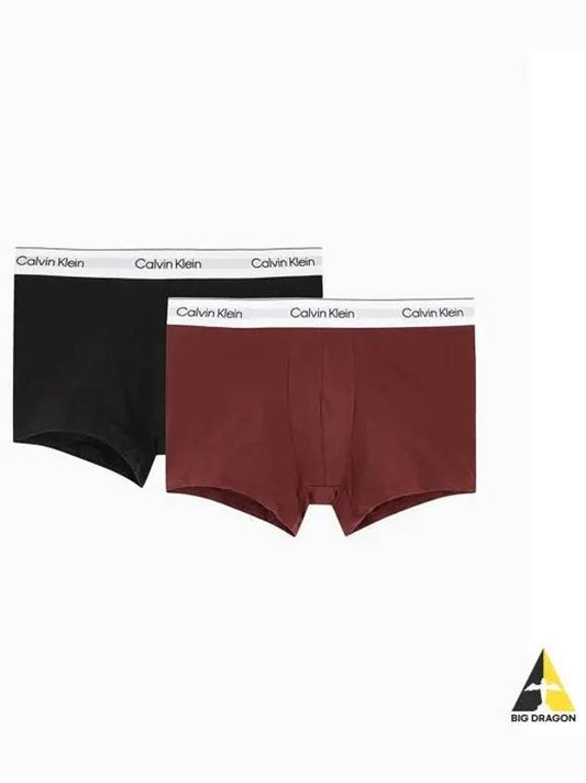 UNDERWEAR Men s Modern Cotton Stretch Trunks 2PK NB3985QH1 - CALVIN KLEIN - BALAAN 1