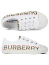 Kids Icon Stripe Logo Print Sneakers White - BURBERRY - BALAAN 2