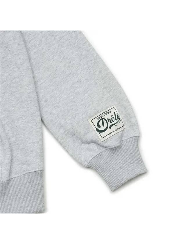 Drold Monsieur Logo Hoodie HO124 CO001 LGR - DROLE DE MONSIEUR - BALAAN 5