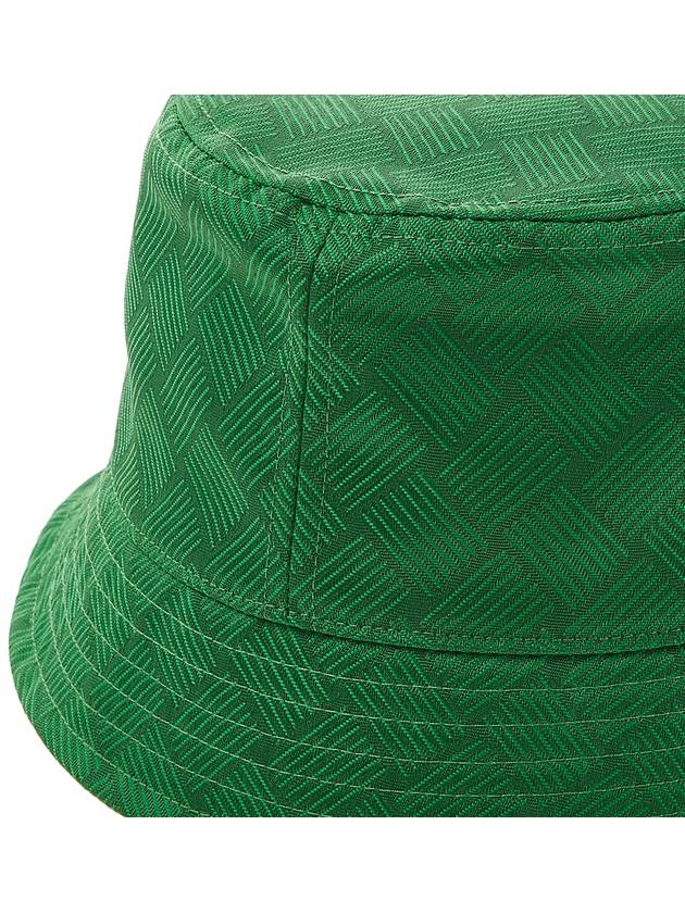 Intrecciato Pattern Bucket Hat Green - BOTTEGA VENETA - BALAAN.