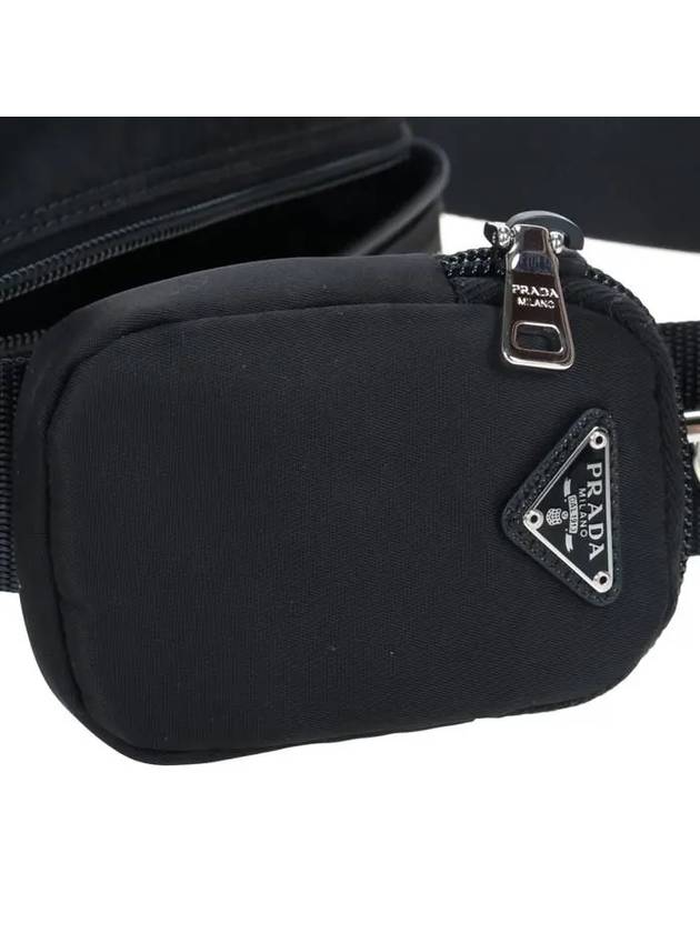 Re-Nylon Rectangle Shoulder Bag Black - PRADA - BALAAN 8