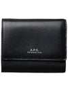 Lois Compact Small Bicycle Wallet Black - A.P.C. - 1