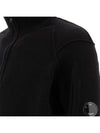 Lambswool GRS Half Zipped Knit Top Black - CP COMPANY - BALAAN 4