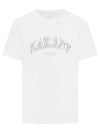 Honore Logo Cotton Short Sleeve T-Shirt White - ISABEL MARANT - BALAAN 2