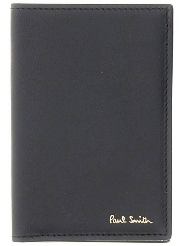 Signature Stripe Card Wallet Black - PAUL SMITH - BALAAN 2