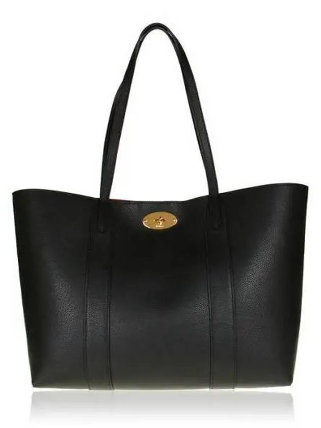 Bayswater Classic Grain Small Tote Bag Black - MULBERRY - BALAAN 2