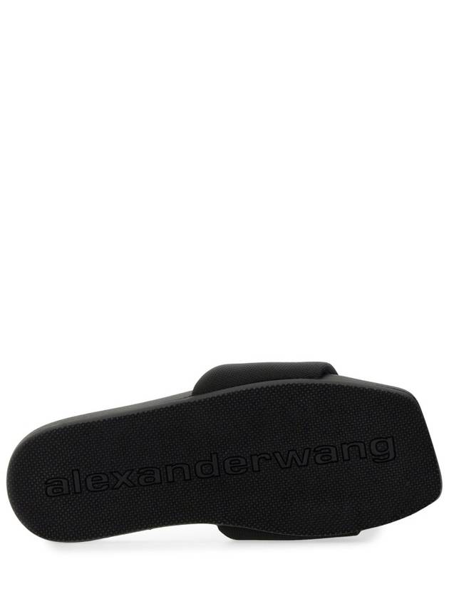 Pool Square Toe Slippers Black - ALEXANDER WANG - BALAAN 8