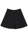 Women s Gentle Pleated Skirt Black MCFW24SK3BK - MACKY - BALAAN 3