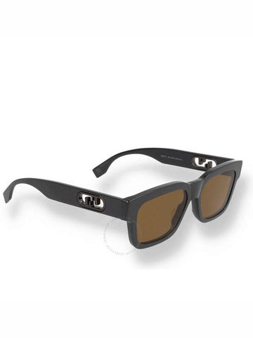 Fendi Roviex Rectangular Unisex Sunglasses FE40107I 20J 53 - FENDI - BALAAN 1