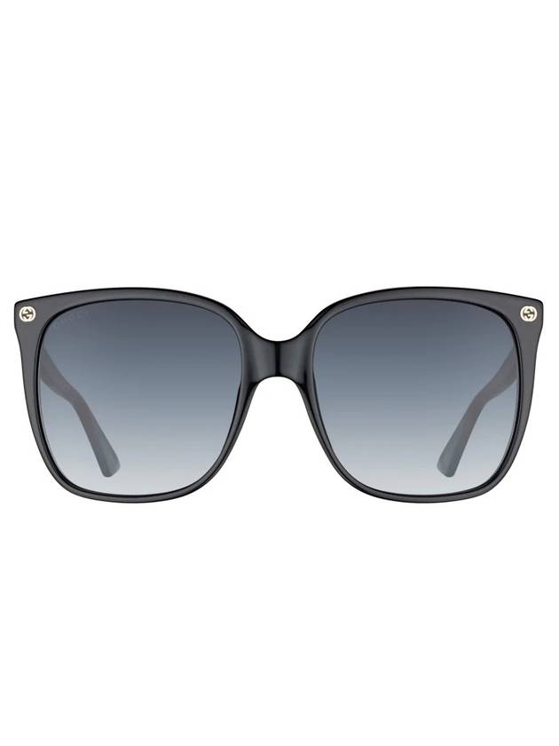 Eyewear Logo Big Square Sunglasses Black - GUCCI - BALAAN 1