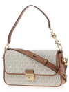 Bradshaw Small Logo Convertible Shoulder Bag White - MICHAEL KORS - BALAAN 3